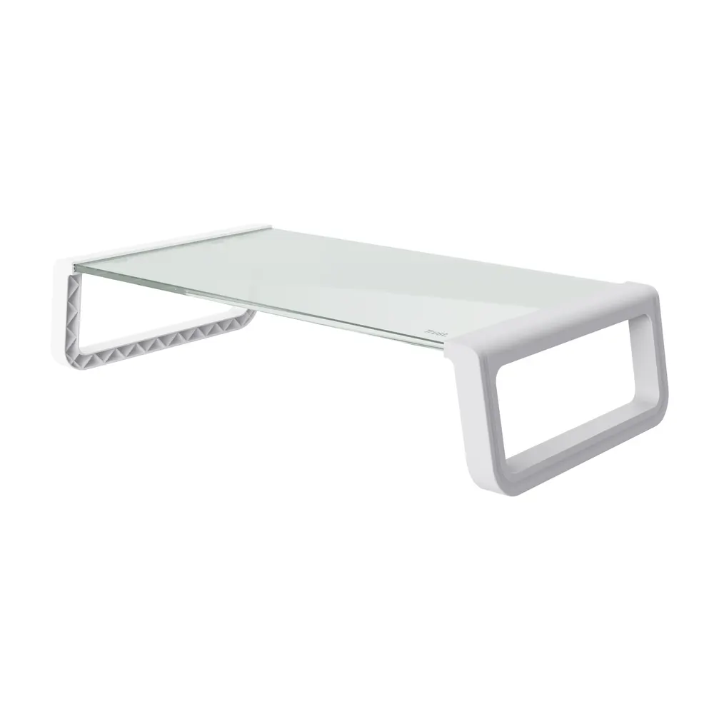Postolje za monitore TRUST MONTA GLASS/bela