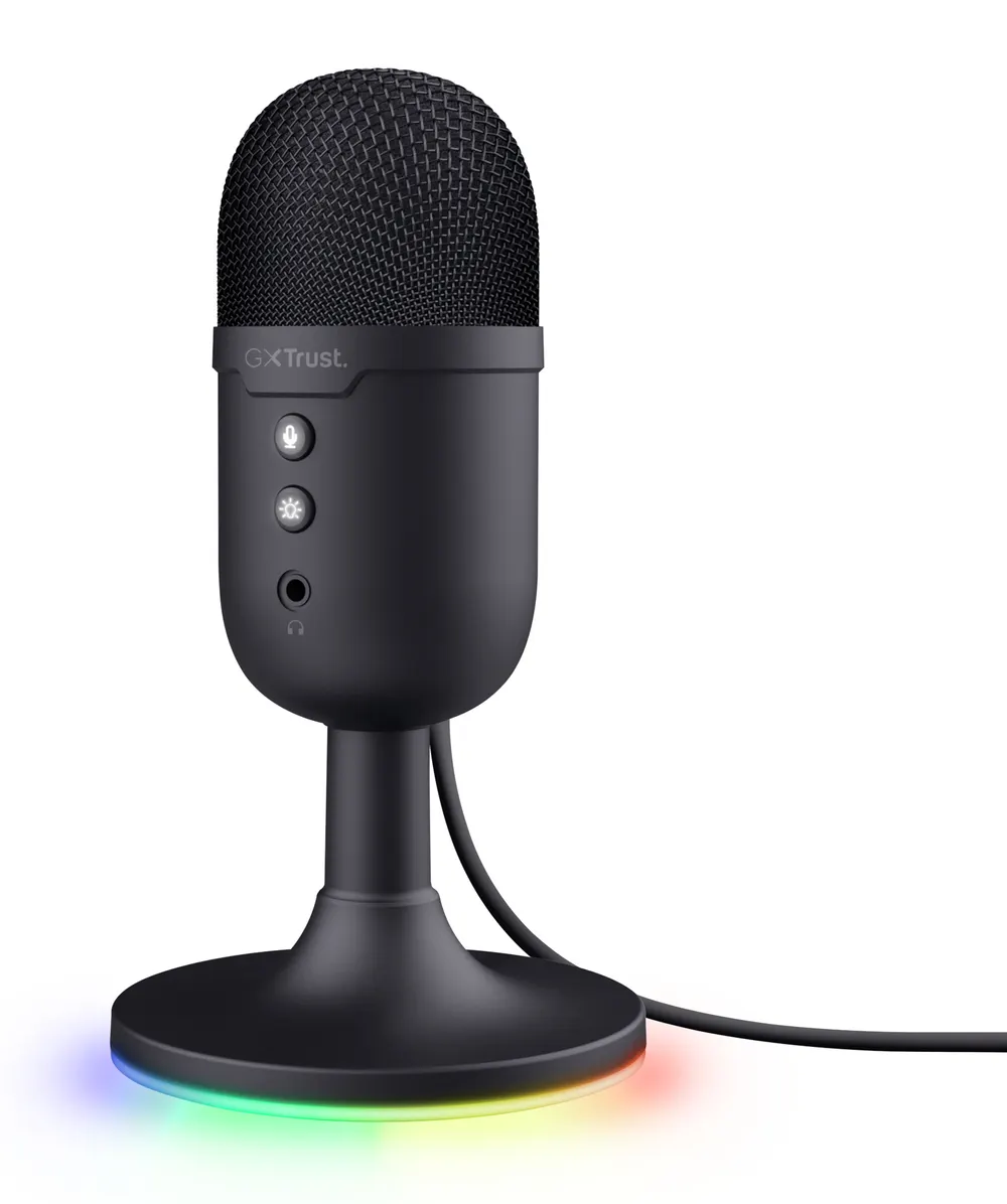 Mikrofon TRUST GXT234 YUNIX USB MICROPHONE Black