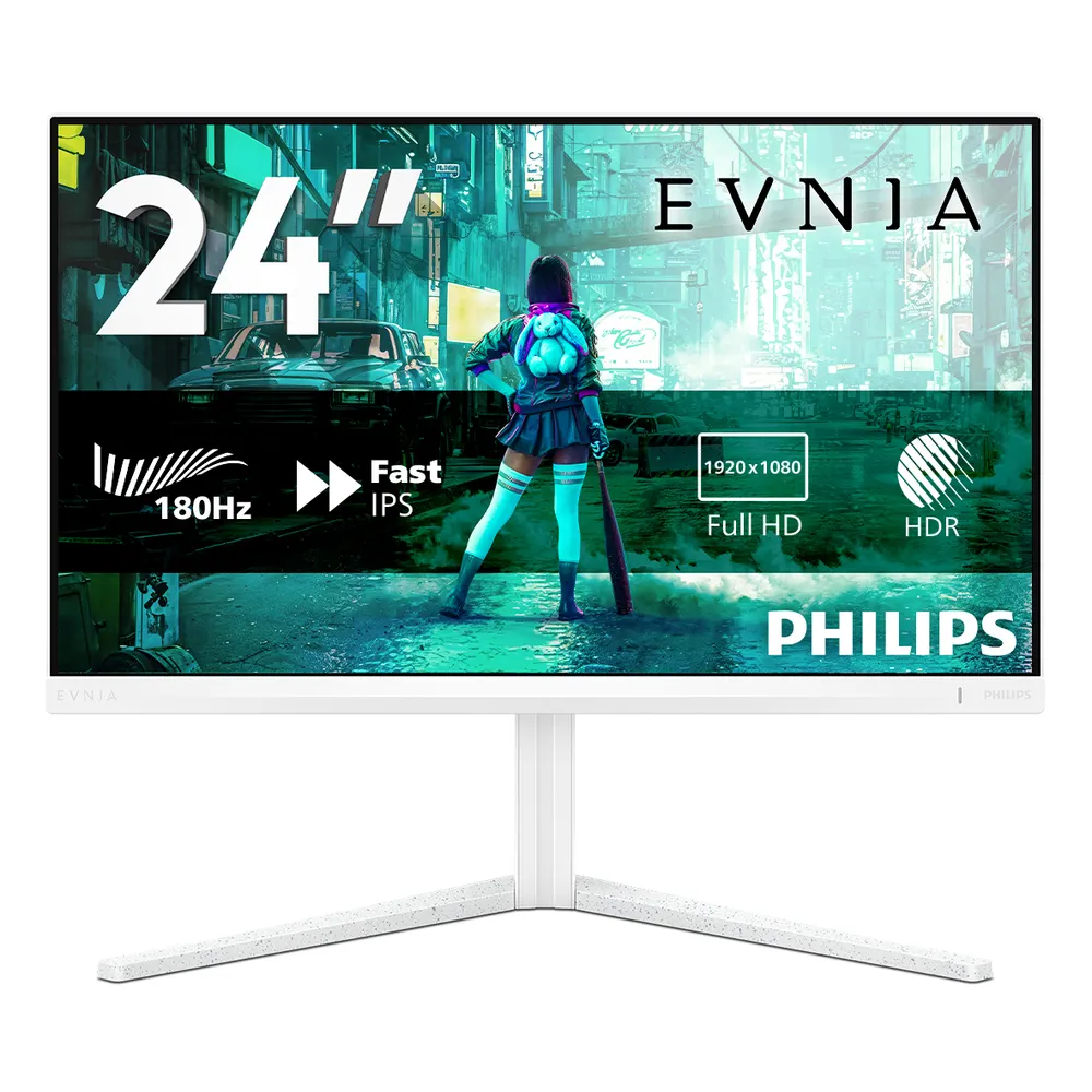 Monitor Philips  24M2N3201A/00 23.8"/IPS/1920x1080/180Hz/1ms GtG/HDMIx2,DP/Adaptive sync/Pivot/bela