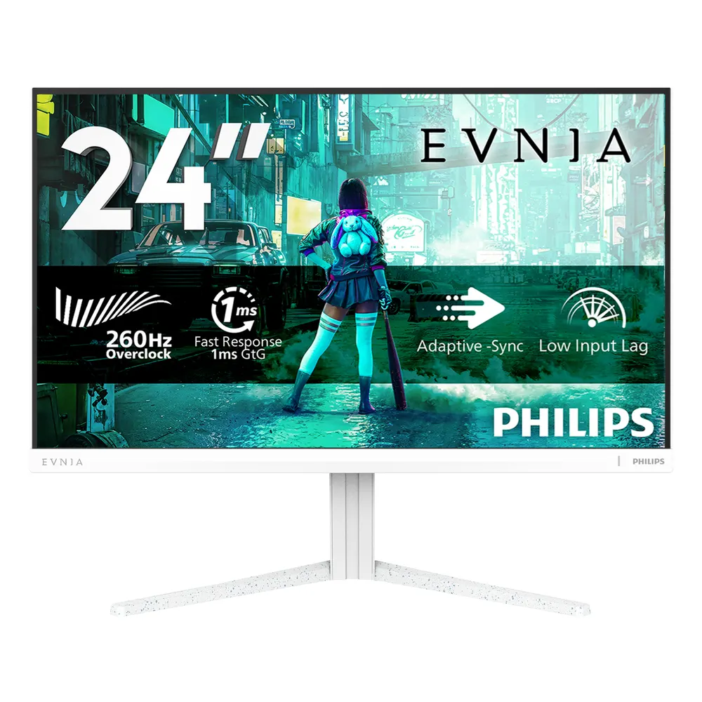 Monitor PHILIPS 24M2N3201PL/00 23.8"/IPS/1920x1080/260Hz/1ms GtG/HDMI,DP/Adaptive sync/VESA/bela