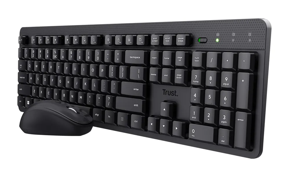 Tastatura+miš TRUST ODY II bežicni set US/crna
