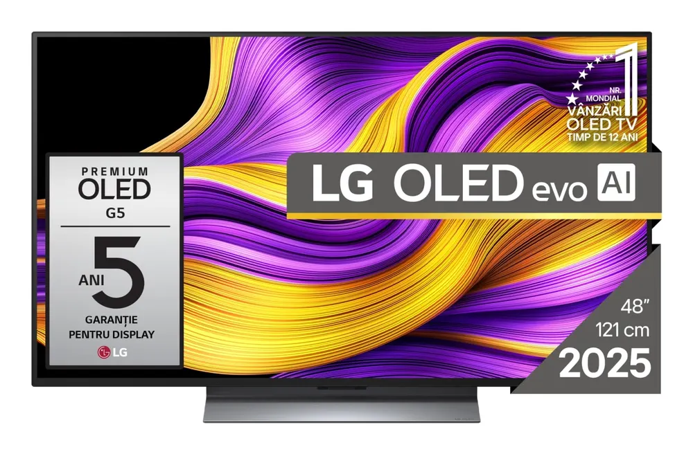 Televizor LG OLED48G53LS/OLED/43"/4K Ultra HD/smart/webOS 25/crna