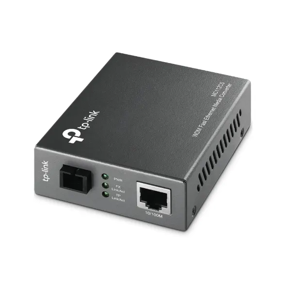 TP-LINK Media konverter 10/100Mbps to 100Mbps single-mode SC fiber, domet do 20km