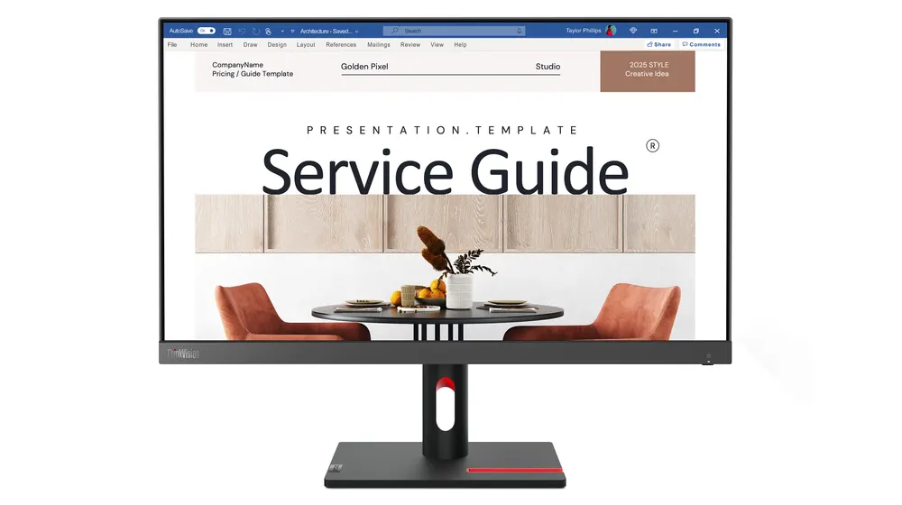Monitor LENOVO ThinkVision S24i-30 23.8"/IPS/1920x1080/100Hz/4ms/2x HDMI,VGA