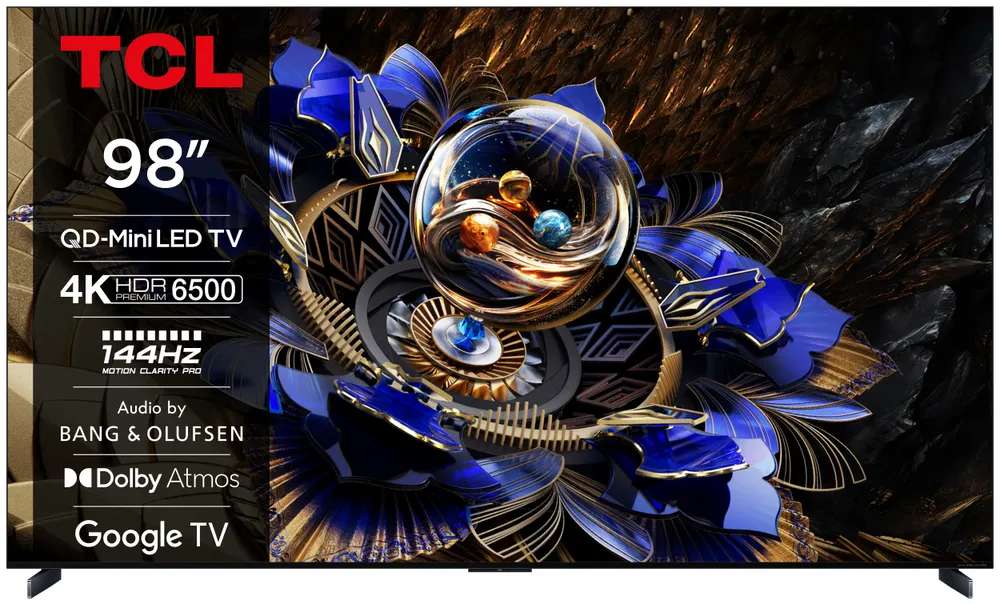 Televizor TCL 98X11K/Mini LED/98"/4K/144Hz/Google TV/Bang&Olufsen/crna
