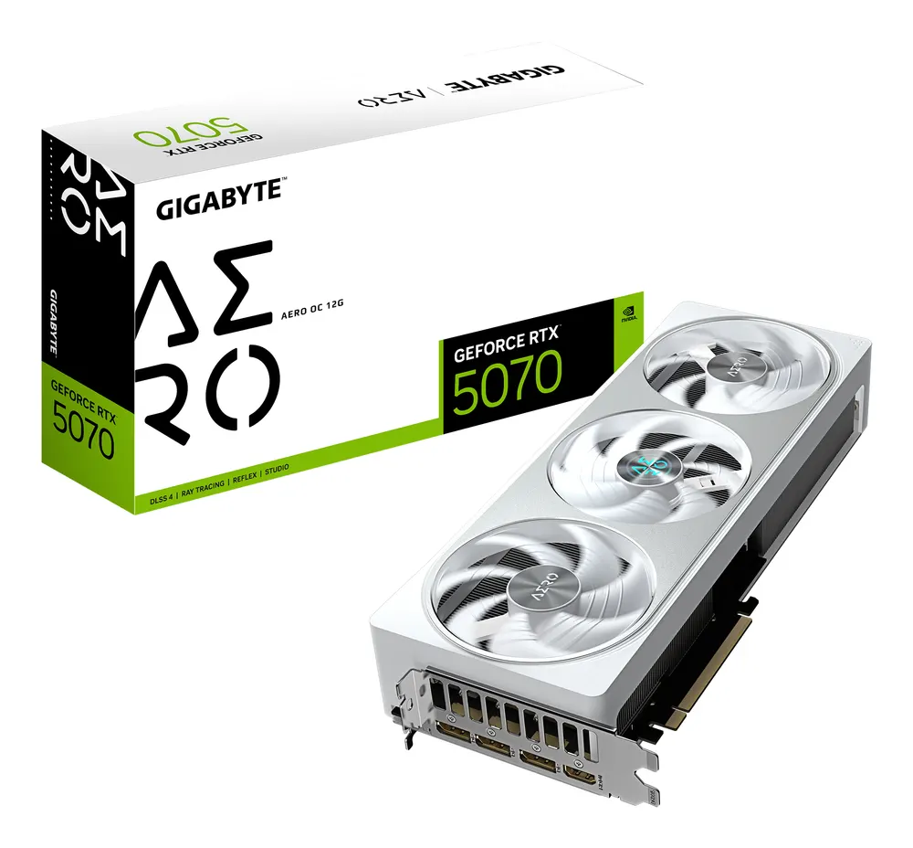 Grafička karta Gigabyte  GeForce RTX 5070 Aero OC  GDDR7 12GB 192bit  3xDP/HDMI