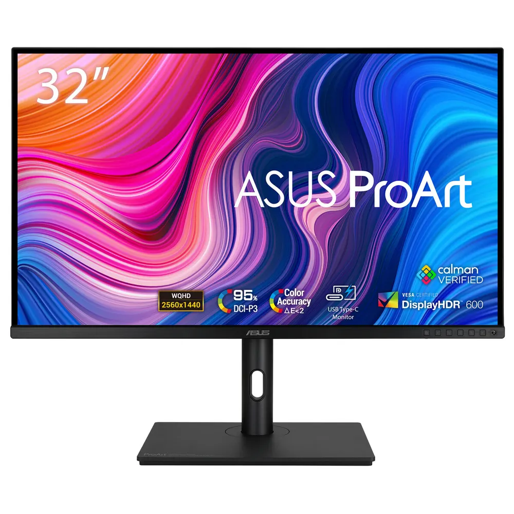 Monitor ASUS ProArt PA328CGV 32"/IPS/2560x1440/165Hz/5ms GtG/HDMIx2,DP,USB,USB C/Pivot,visina/crna