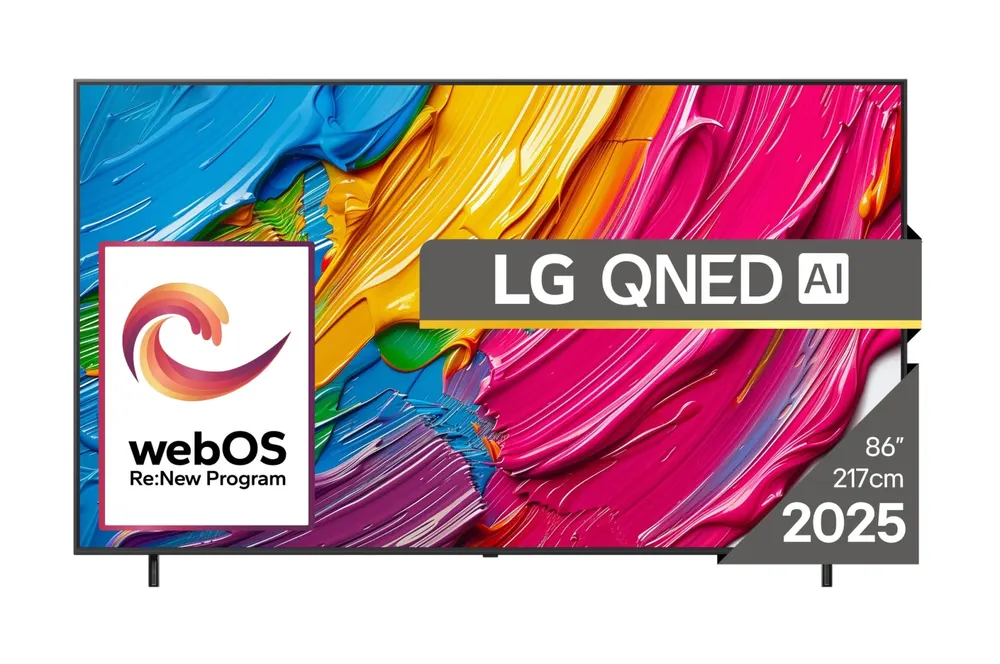 Televizor LG 86QNED80A3A/QNED/86"/4K Ultra HD/smart/webOS 25/crna