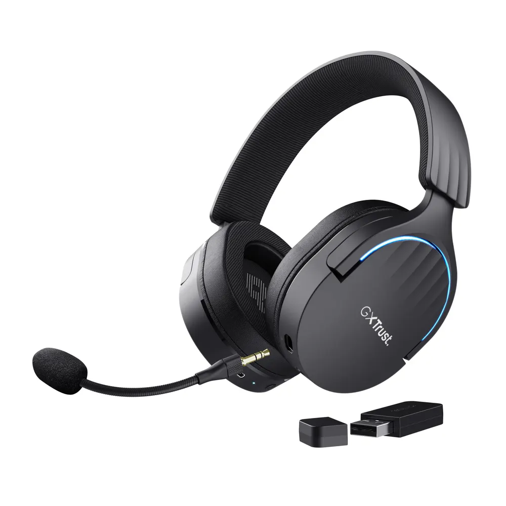 Slušalice TRUST GXT491 FAYZO WIRELESS HEADSET BLK