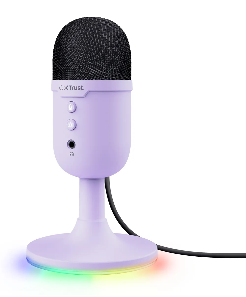 Mikrofon TRUST GXT234P YUNIX USB MICROPHONE PURPLE