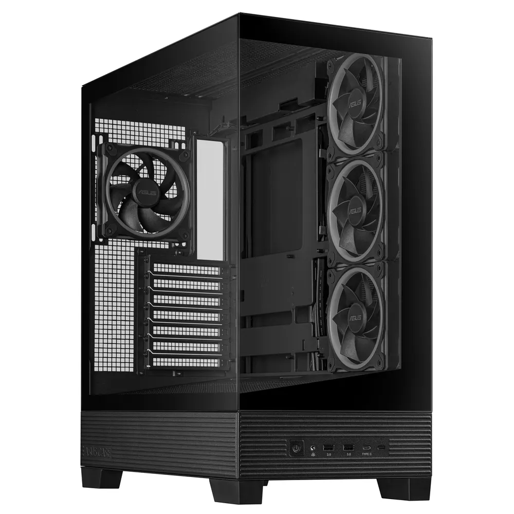 Kucište ASUS A31 PLUS TG ARGB BLACK midTower/ATX/mATX/RGB