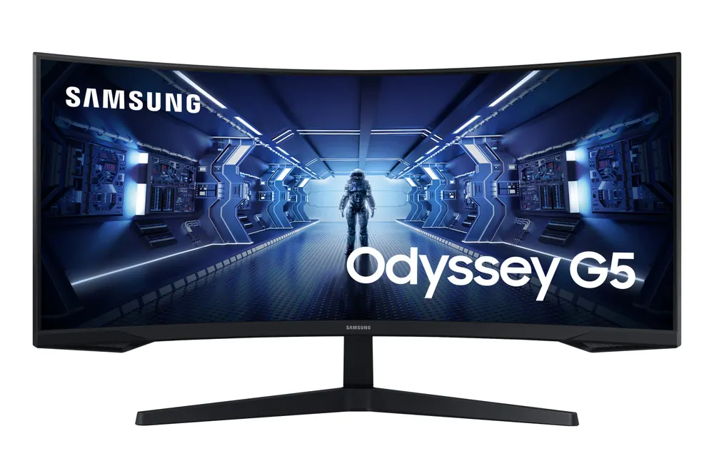 Monitor SAMSUNG LC34G55TWWPXEN 34"/VA,zakrivljen/3440x1440/165Hz/1ms MPRT/DP,HDMI/Freesync/crna