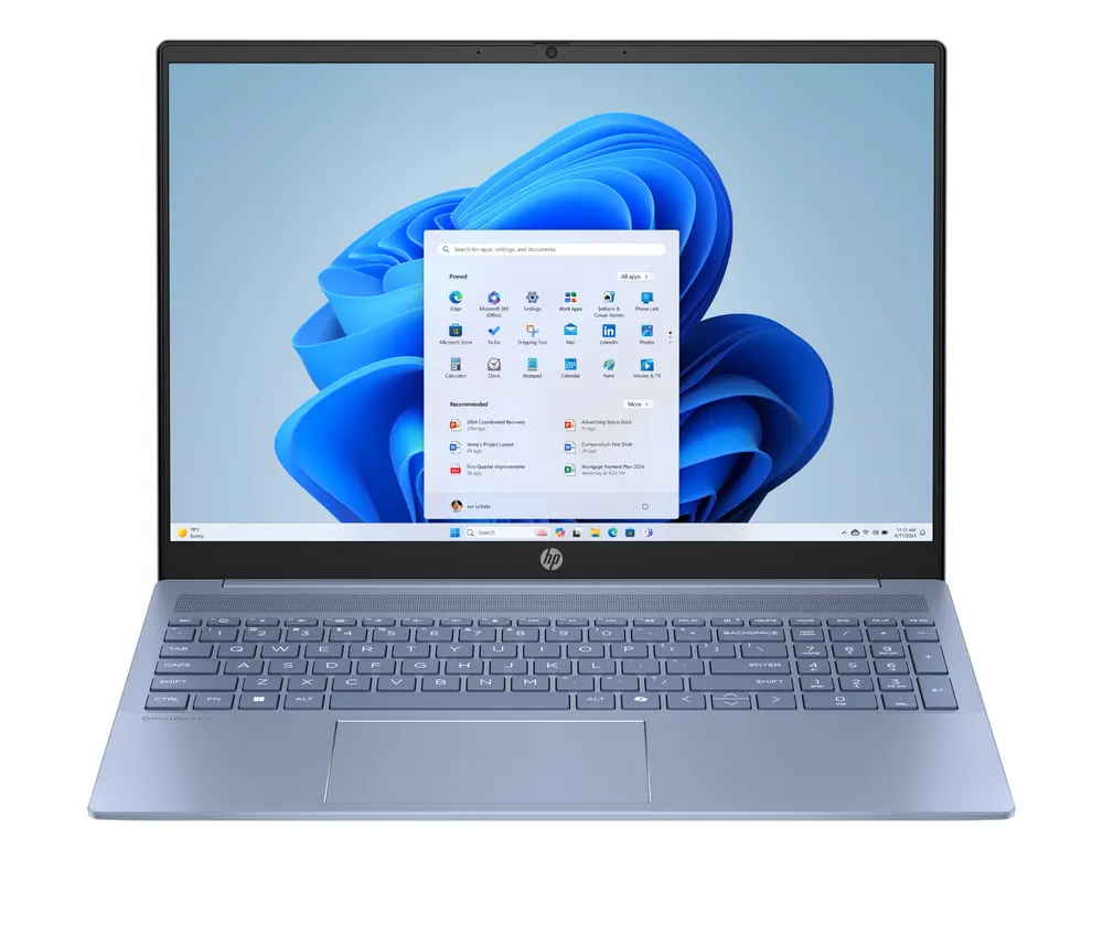 Laptop HP OmniBook 5 16-ba1004nm DOS/16"WUXGA AG/Core 7 150U/32GB onboard/1TB/plava/3g