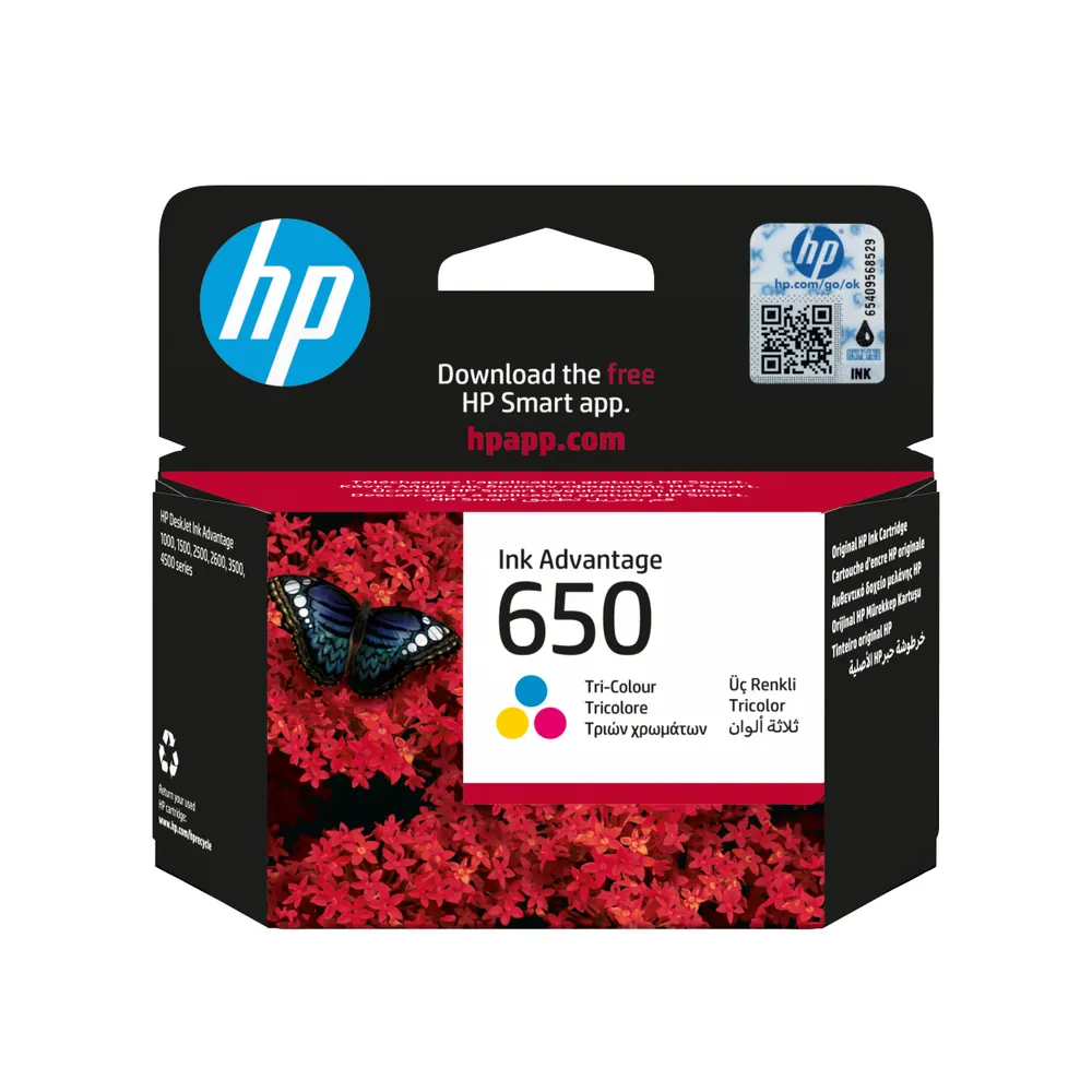 Kertridž HP 650/tri boje