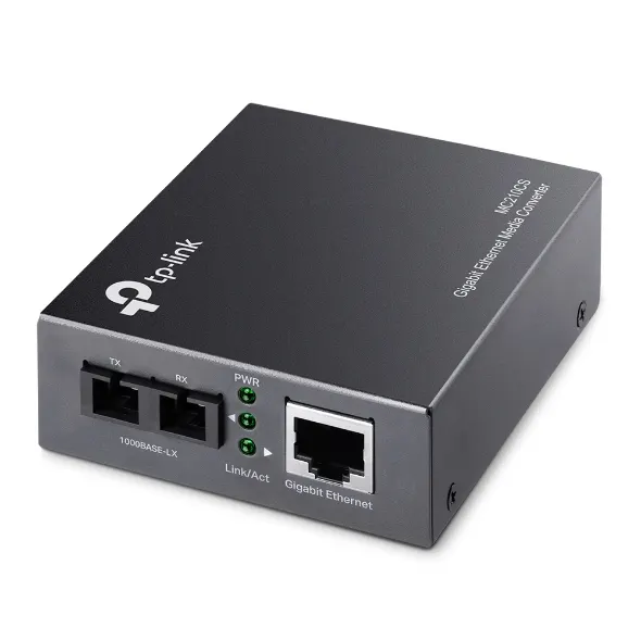 Media konverter TP-LINK MC210CS Gigabit1000Mbps to 1000Mbps/single-mode SC fiber/domet do 15km