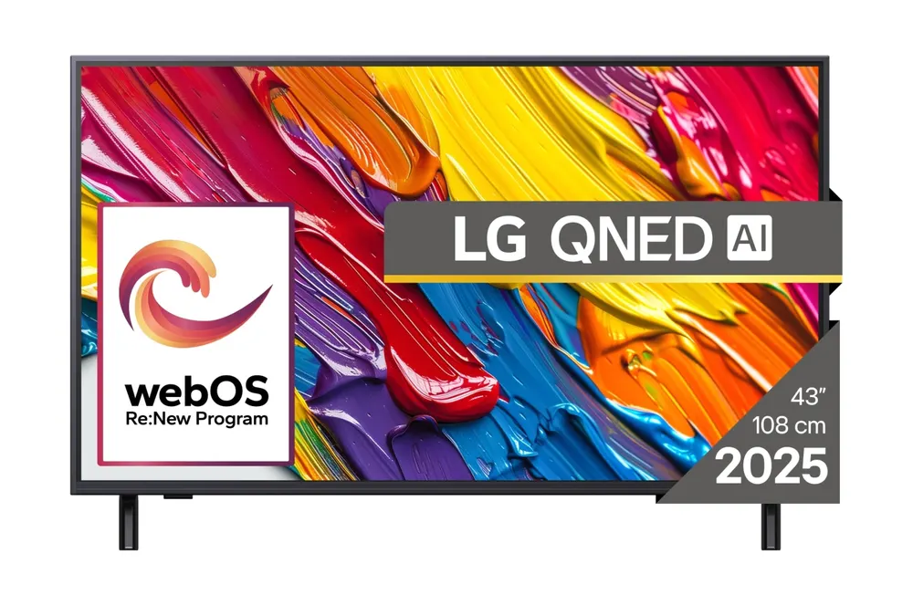 Televizor LG 43QNED82A3B/QNED/43"/4K Ultra HD/smart/webOS 25/crna
