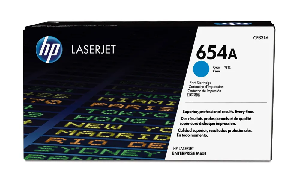 Toner HP 654A/plava