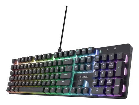 Tastatura TRUST GXT871 ZORA mehanička/US/RGB/crna