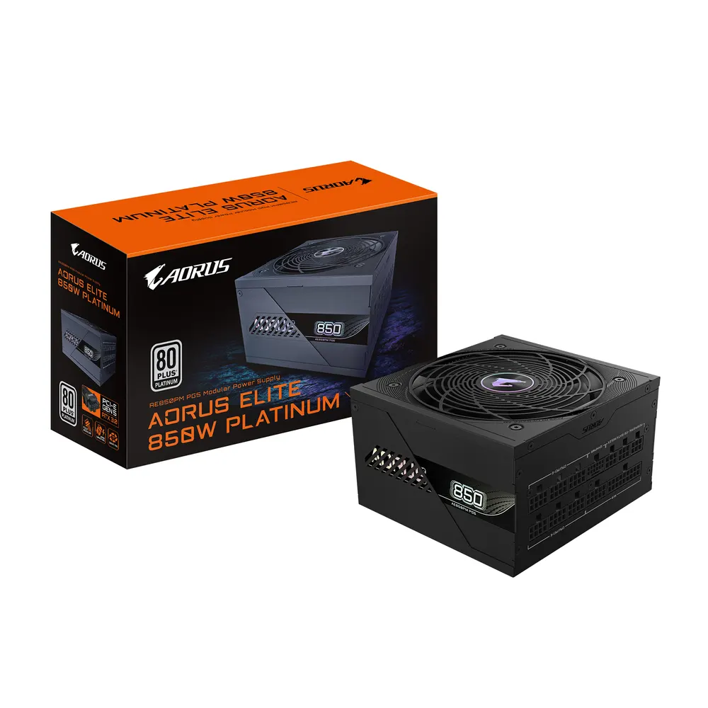 NAPAJANJE GIGABYTE AORUS ELITE GP-AE850PM PG5 850W /ATX/80+PLATINUM/CRNA