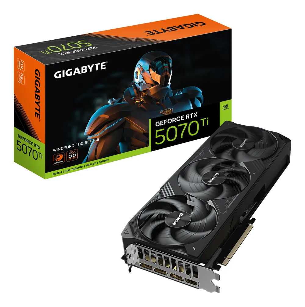 Grafička karta GIGABYTE GV-N507TWF3OC-16GD NVD/16GB/GDDR7/256bit/crn