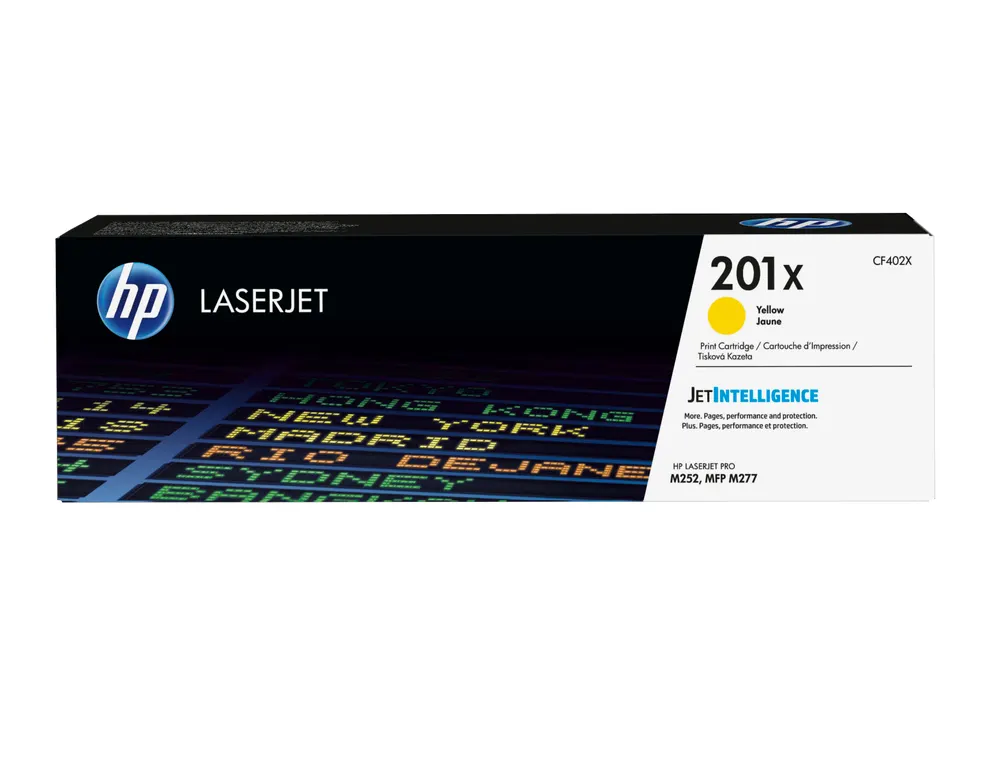 Toner HP 201X/žuta