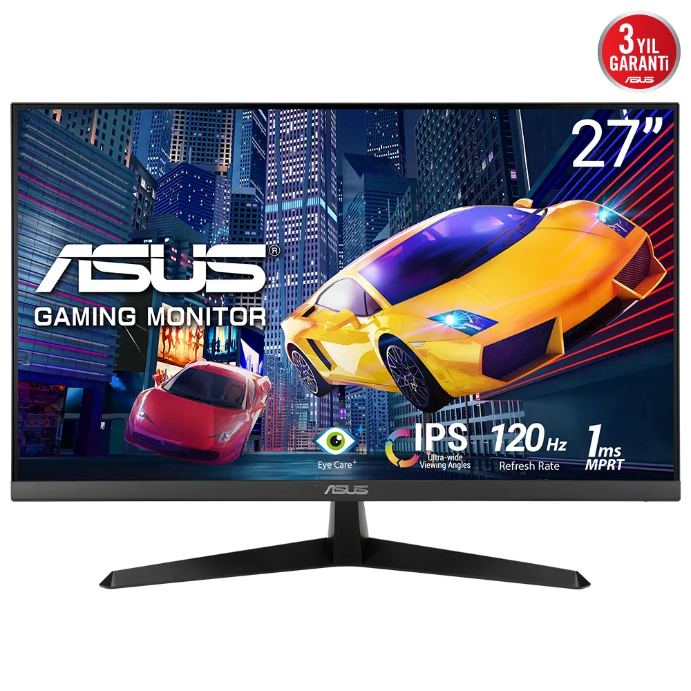 Monitor ASUS VY279HGR 27"/IPS/1920x1080/120Hz/1ms MPRT/VGA,HDMI/VESA/Adaptive Sync/crna