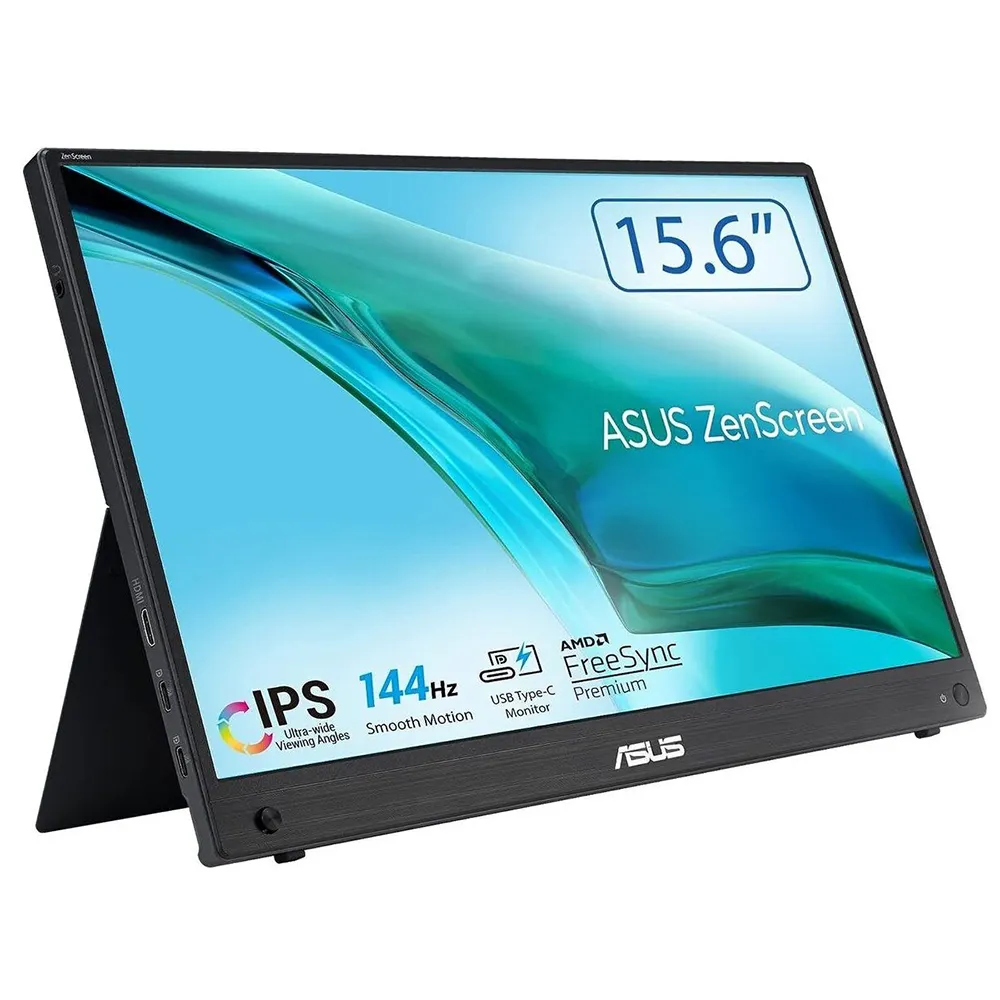 Monitor ASUS MB16AHG 15,6"/IPS/1920x1080/144Hz/3ms GtG/HDMI,USB Cx2/Freesync/prenosni/crna