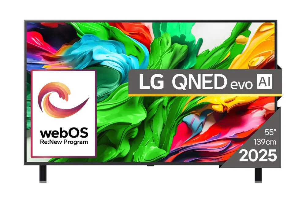 Televizor LG 55QNED85A3C/QNED MiniLED/55"/4K Ultra HD/smart/webOS 25/crna