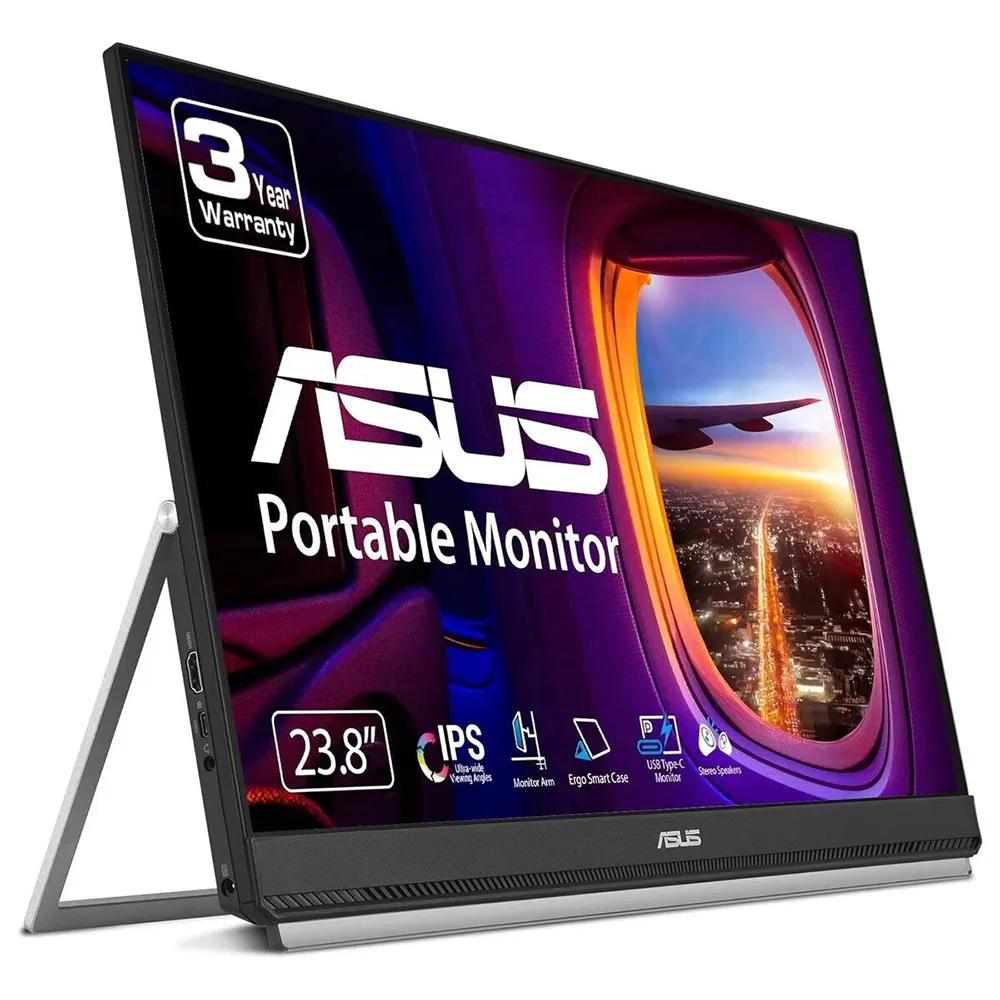 Monitor ASUS ZenScreen MB249C 23.8"/IPS/1920x1080/75Hz/5ms/HDMI,USB/Adaptive Sync/VESA/zvučnici/crna