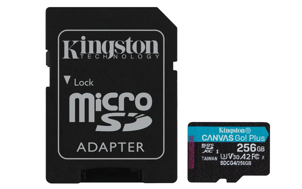 Memorije kartice KINGSTON SDCG4/256GB/Canvas Go! Plus/microSD/200/160MB/s/+adapter
