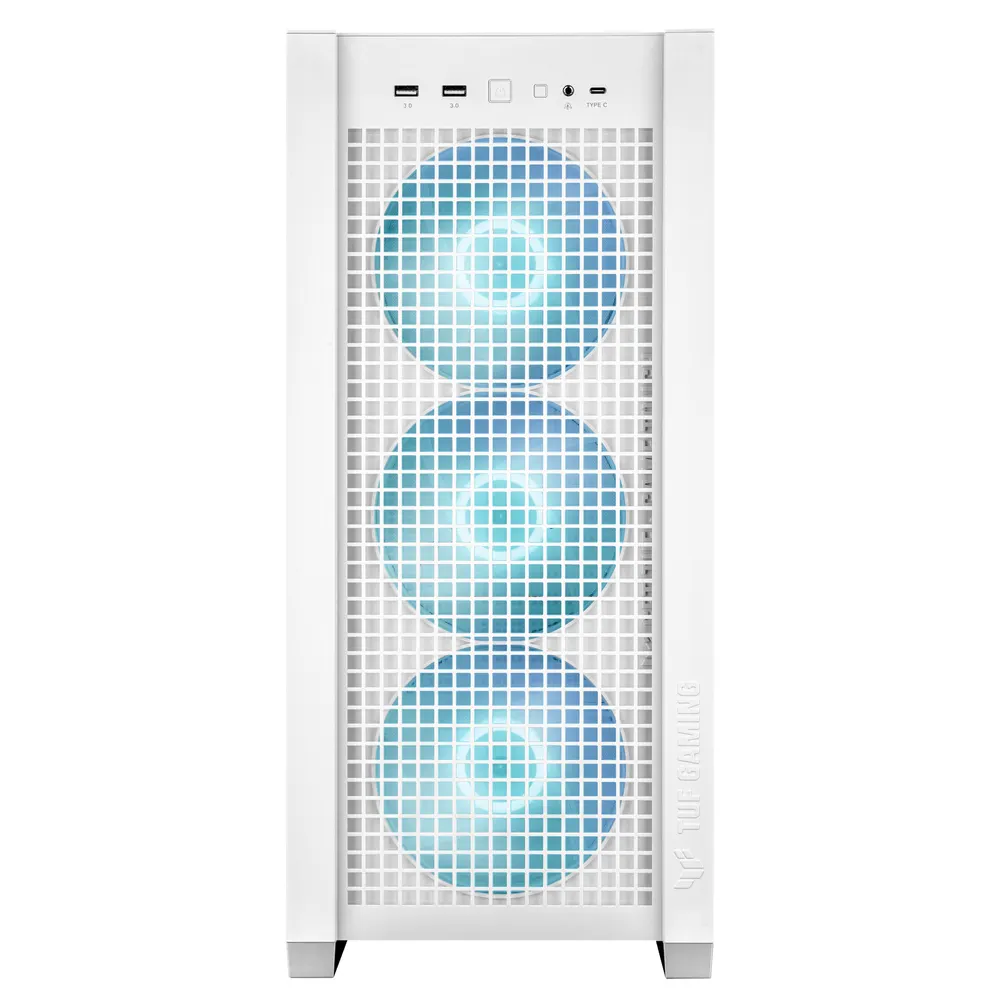 Kucište ASUS TUF GAMING GT302 Tempered Glass ARGB Mid Tower/Micro ATX/Mini ITX/bez napajanja/bela