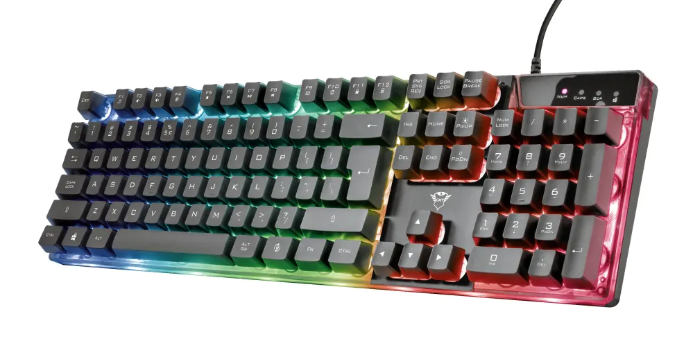 Tastatura TRUST GXT 835 AZOR žicna/RGB/gaming/crna
