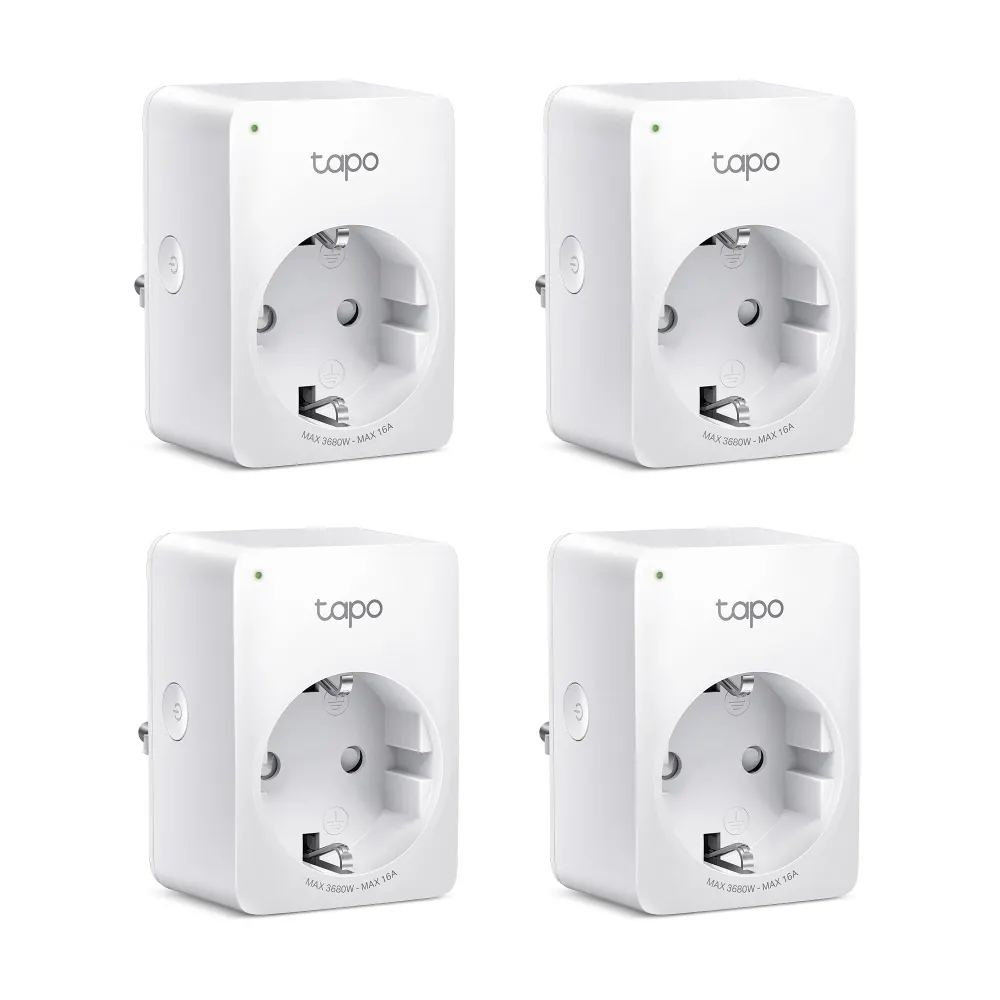 Pametna uticnica TP-LINK Tapo P110(4-pack) Wi-Fi/2,4Ghz/Max Load 16A/bela