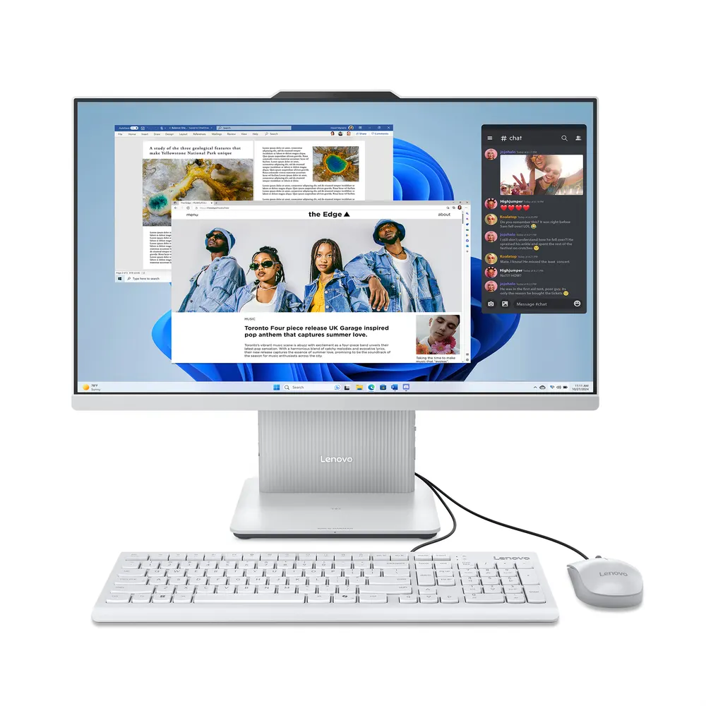 Računar LENOVO IdeaCentre AIO 24ARR9 W11P/23.8" FHD IPS/Ryzen 5 7535HS/16GB/512GB/LAN/miš,tas/svt si