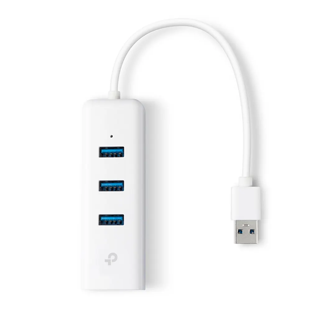 Adapter TP-LINK UE330 USB 3.0 to RJ-45 Gigabit Ethernet Network/1x LAN/3x USB 3.0 Hub