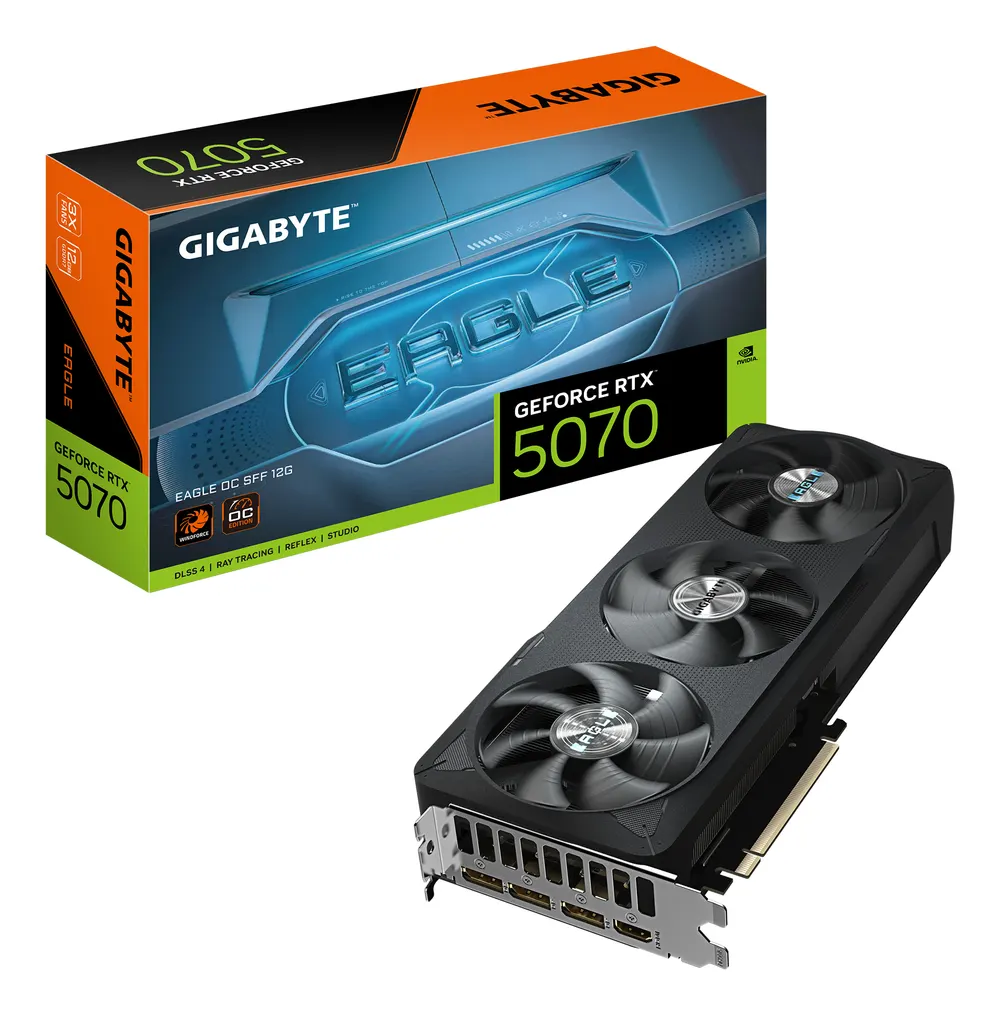 Grafička karta GIGABYTE GV-N5070EAGLE OC-12GD NVD/12GB/GDDR7/192bit/crna