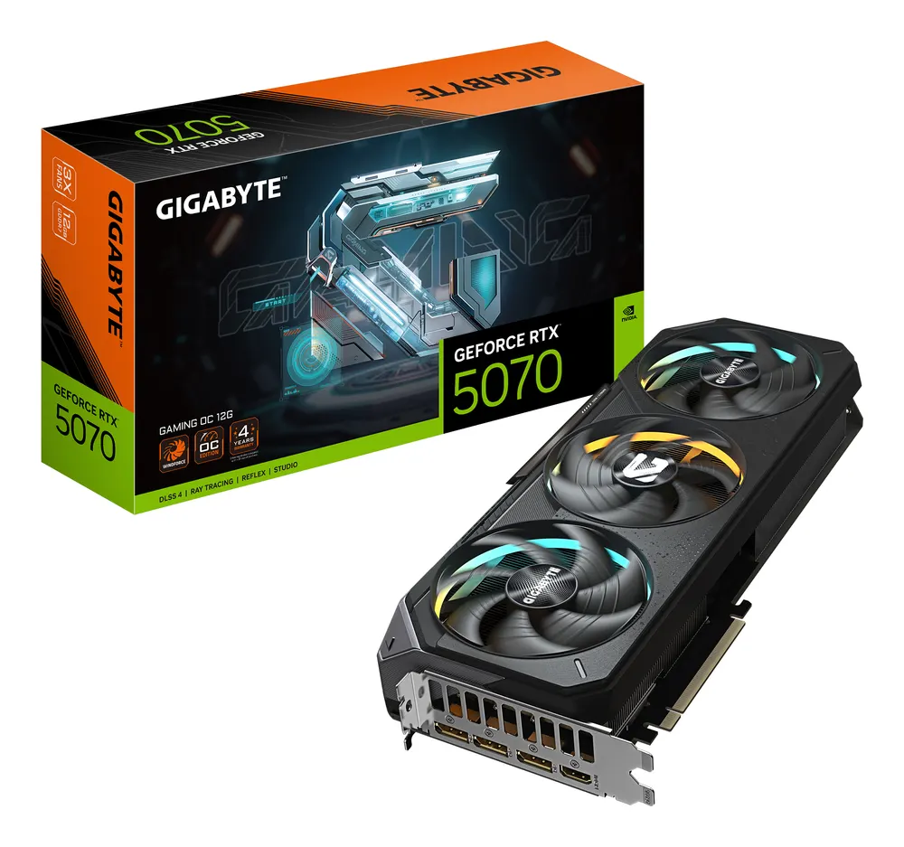 Grafička karta GIGABYTE GV-N5070GAMING OC-12GD NVD/12GB/GDDR7/192bit/crna