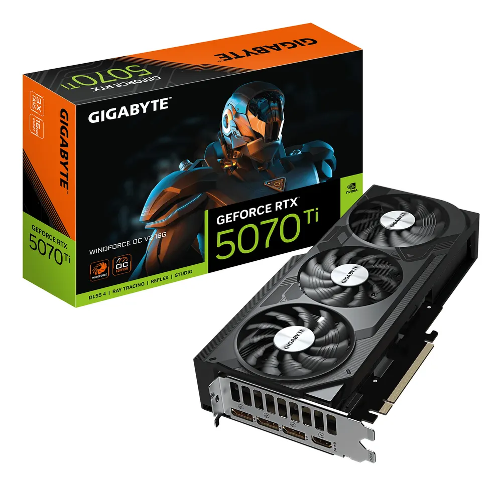 Grafička karta GIGABYTE GV-N507TWF3OC-16GD NVD/16GB/GDDR7/256bit/crna
