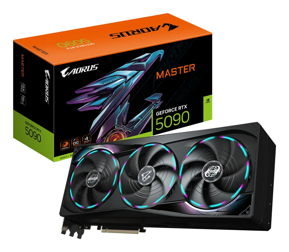 Grafička karta GIGABYTE GV-N5090AORUS M-32GD NVD/32GB/GDDR7/512 bit/crna