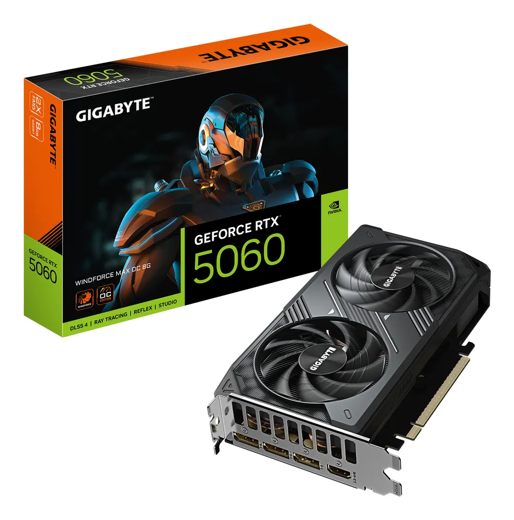 Grafička karta GIGABYTE GV-N5060WF2MAXOC-8GD NVD/8GB/GDDR7/128 bit/crna
