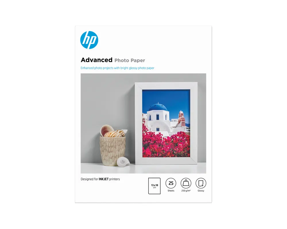 Papir HP Advanced Glossy Photo 250g/m2/25sht/13x18cm
