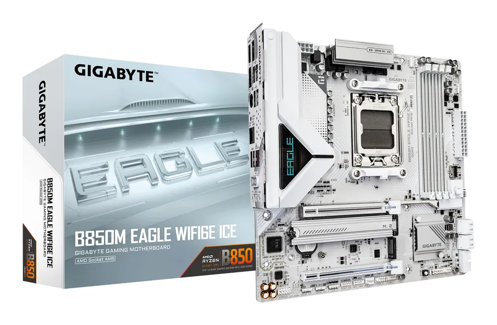 Matična ploča GIGABYTE B850M EAGLE WF6E ICE 1.0/AM5