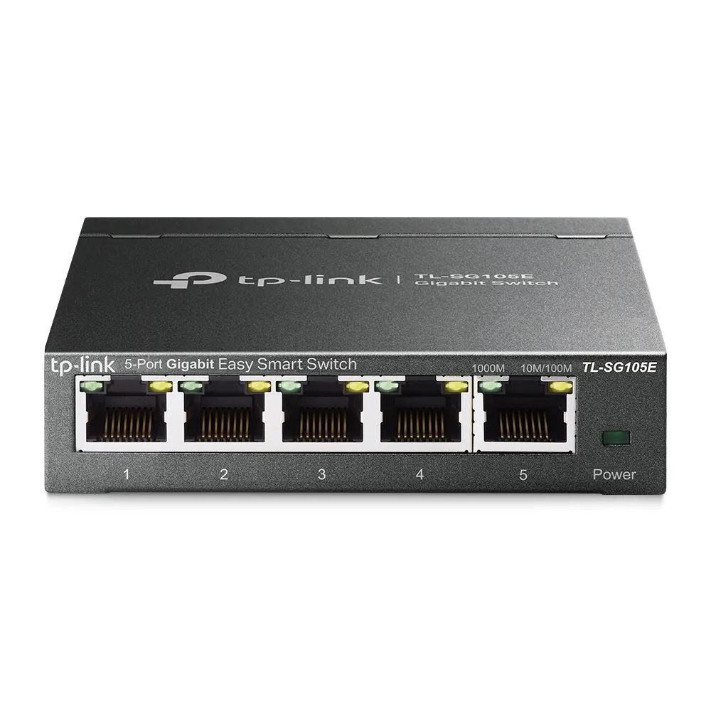 Switch TP-LINK TL-SG105E Gigabit/5x RJ45/10/100/1000Mbps/eSmart/Desktop metalno kućište