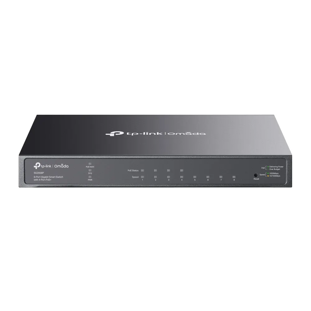 Switch TP-LINK TL-SG2008 Gigabit/8x RJ45/10/100/1000Mbps/Smart/Desktop metalno kućište