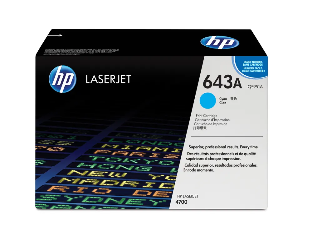 Toner HP 643A/plava