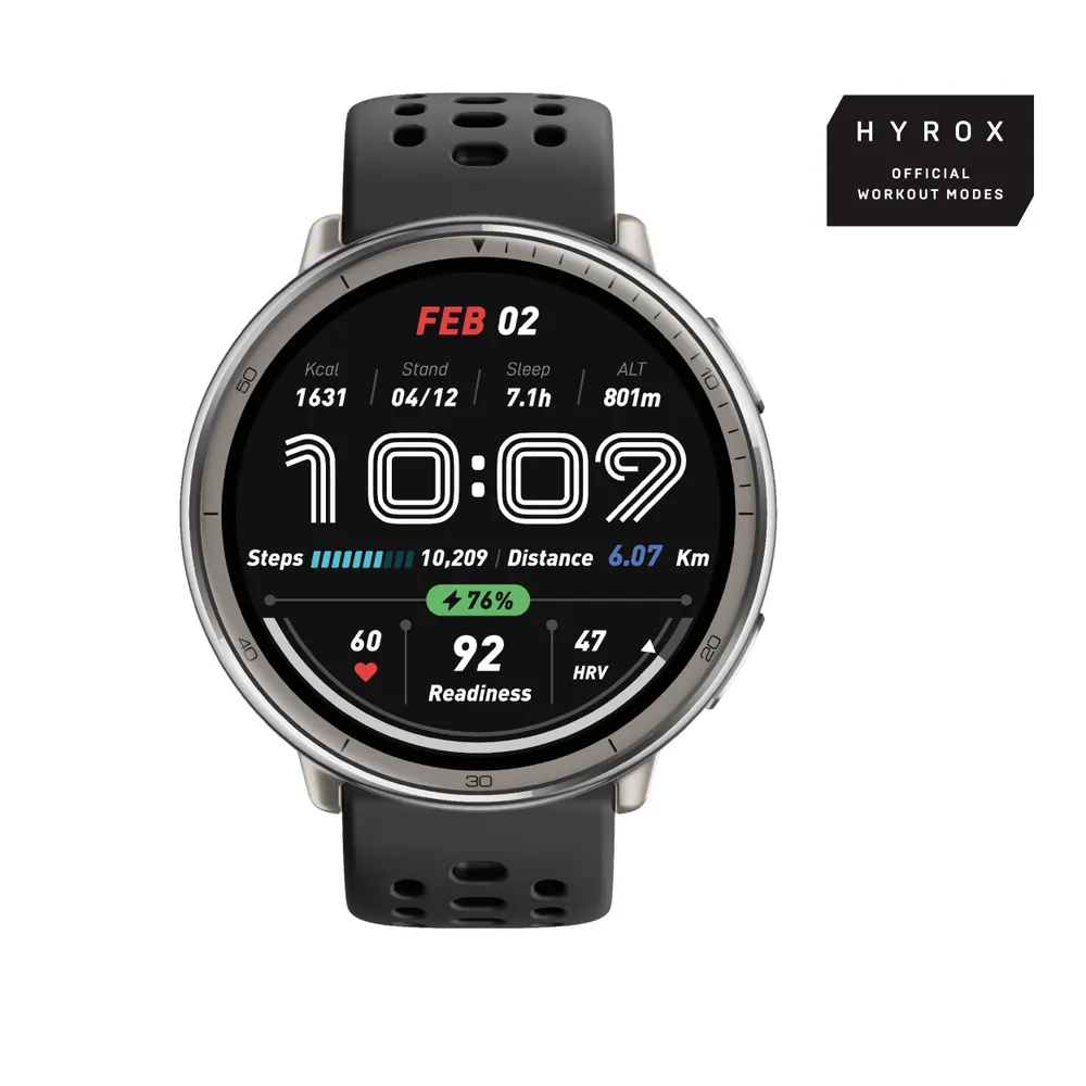 Pametni sat AMAZFIT Active 2 Round/Crna