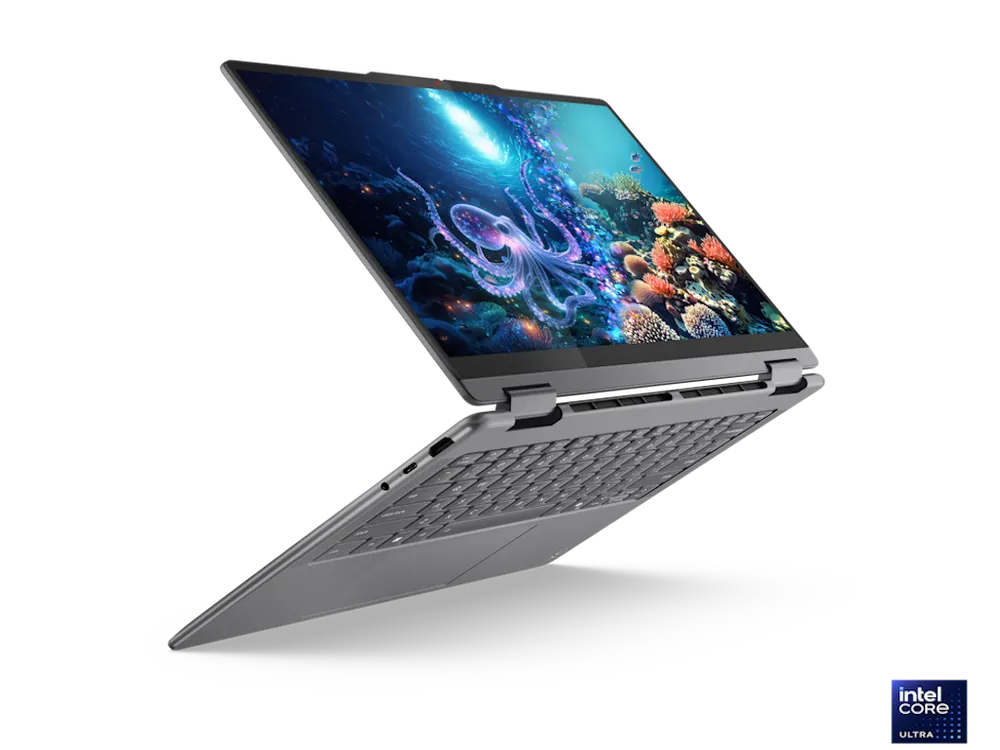 Laptop LENOVO Yoga 7 2in1 14ILL10 DOS/14" WQUX OLED Touch/U5-226V/16GB/512GB/BKLT SRB/siva