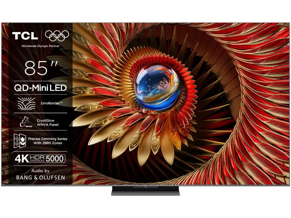 Televizor TCL 85C8K/QLED-Mini LED/85"/4K UHD/144Hz/Google TV/crna