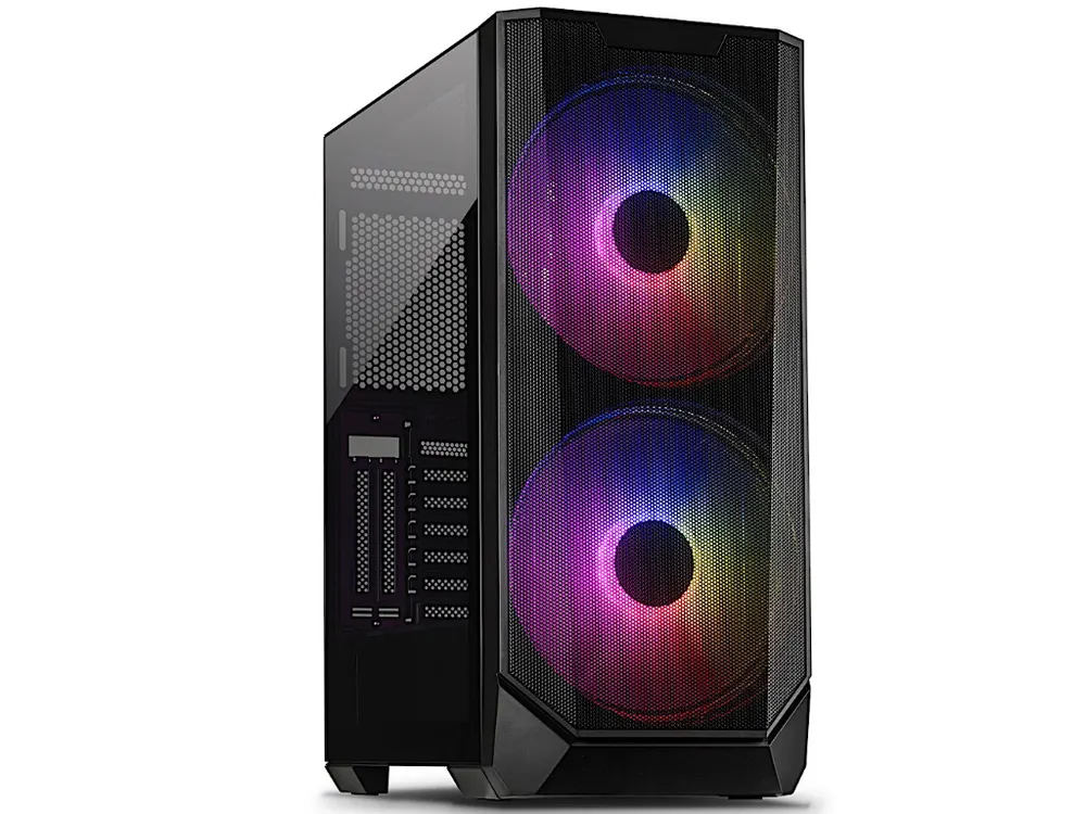 Kucište INTER-TECH IT-3503 Airstream/ATX/RGB/Mini-ITX/Gaming/bez napajanja/crna