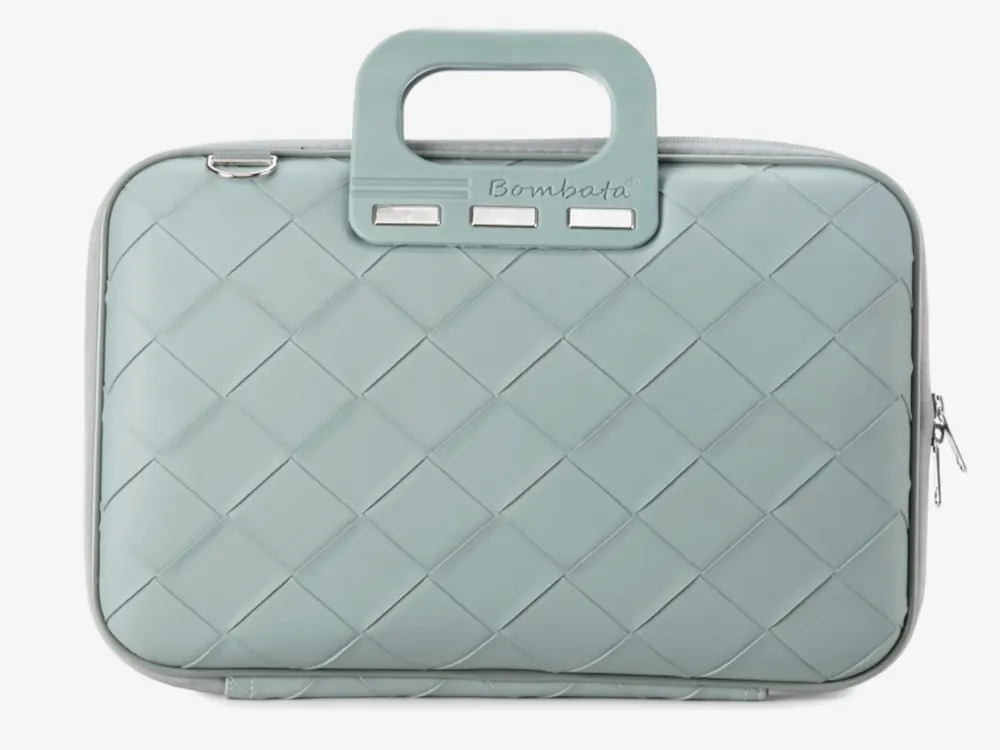 Torba BOMBATA Intrecciato 13/14 Light Blue /Dust